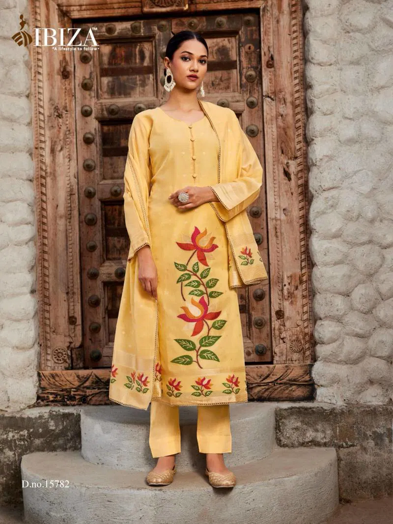 Ibiza Adweta Moga Silk Jacquard Salwar Kameez Bulk Orders In India