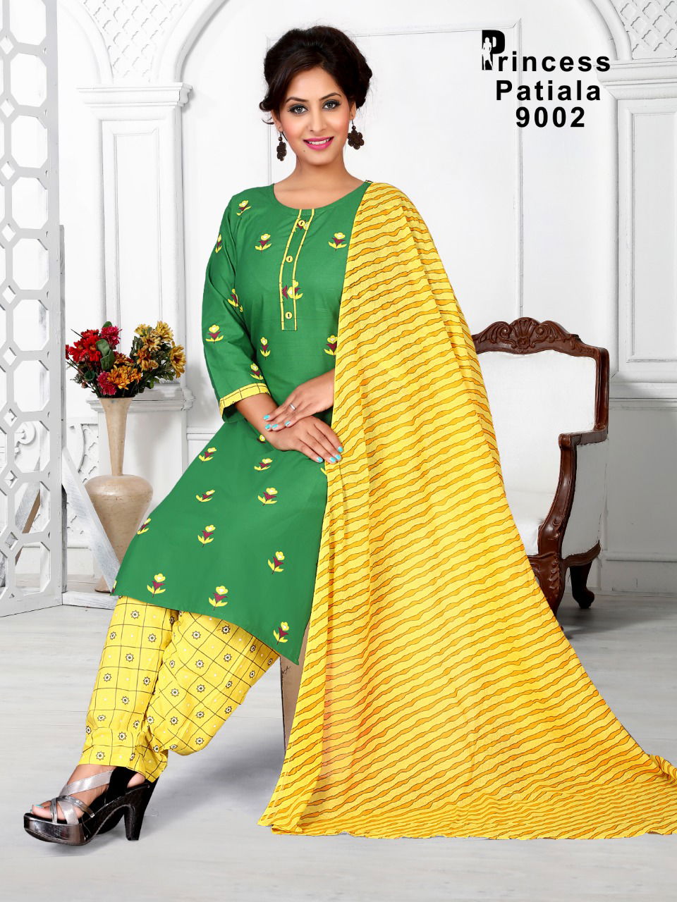 Pricness Patiyala 3 Designer Regular Wear Cotton Printed Ready Made Collection

