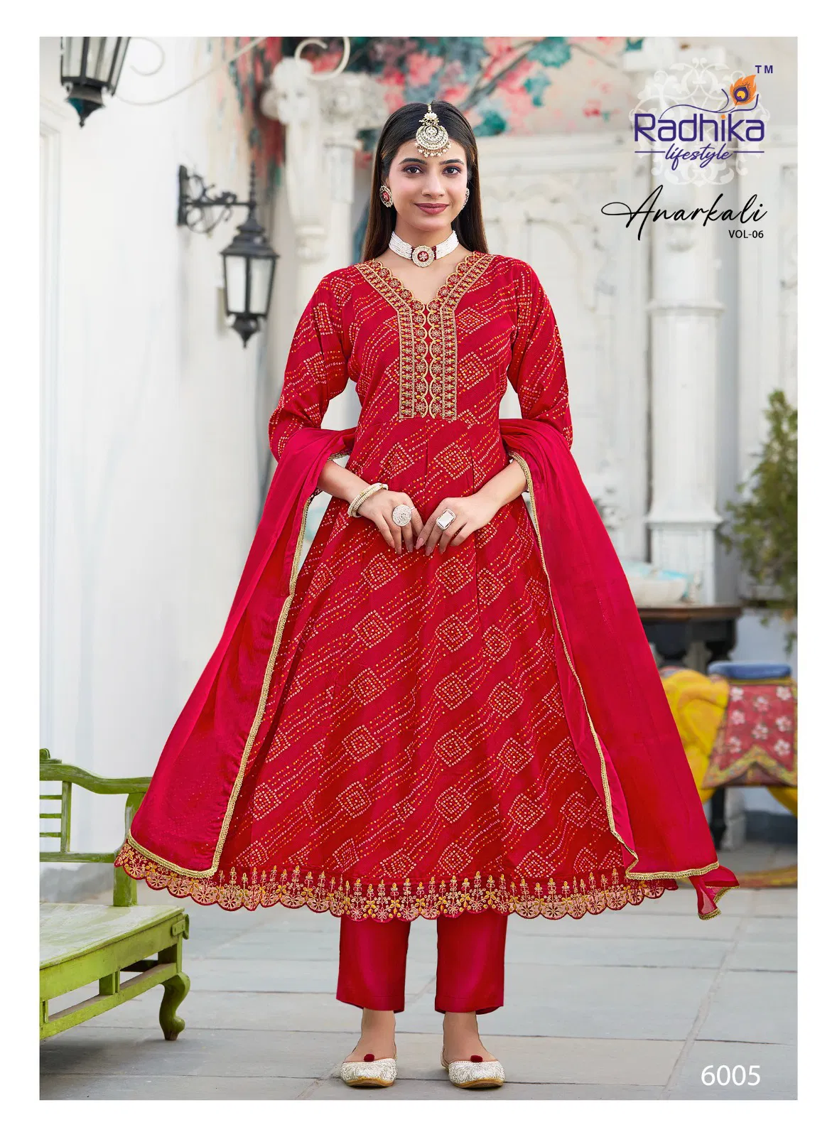 Anarkali Vol 6 By Radhika Rayon Kurti With Bottom Dupatta Online Wholesale