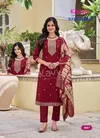 Keerthika Vol 4 By Kavya Viscose Kurti With Bottom Dupatta Suppliers In India