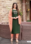Wooglee Destiny 3 Heavy Festive Wear Viscose Latest Kurti With Bottom And Dupatta Collection