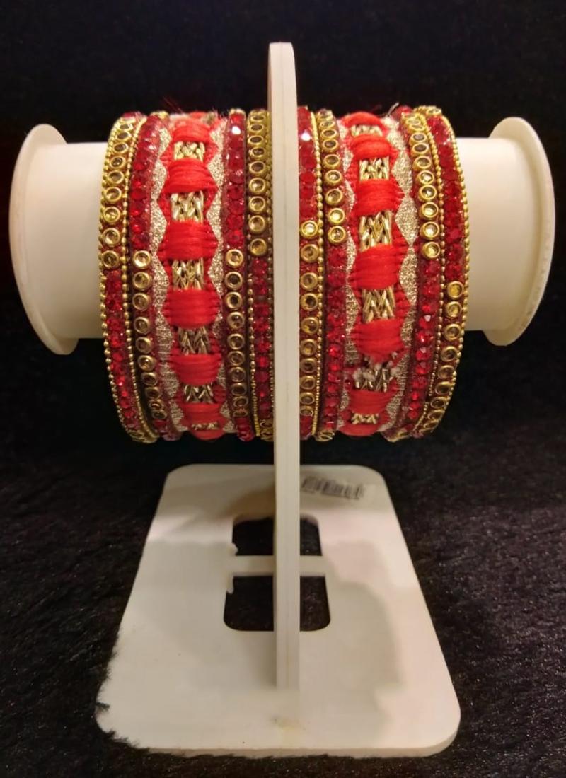 New Latest Designer Thread Work Bangles Set Collection