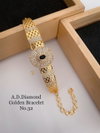 AD Diamond Golden And Rose Gold Bracelets Wholesale Online
