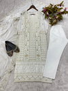 LG 1854 Embroidery Faux Georgette Readymade Suits Wholesale Online