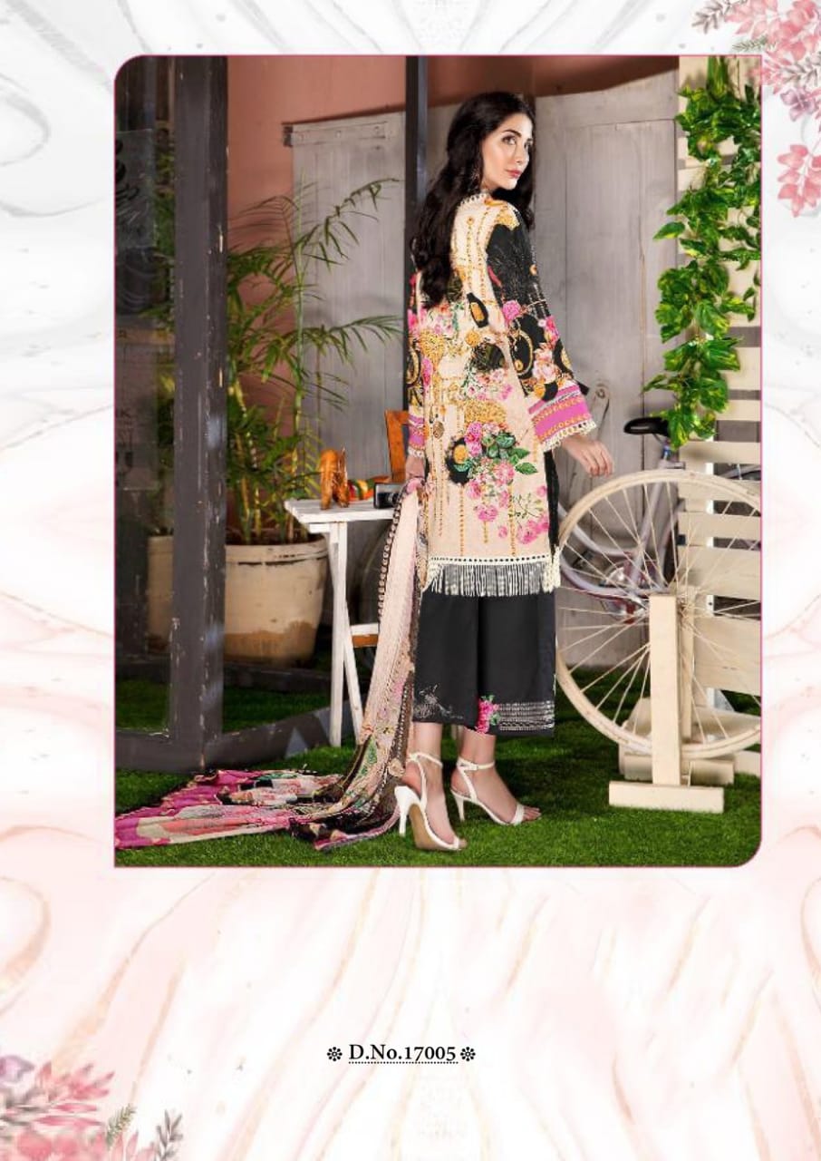 Apana Cotton Aaliya Karachi Cotton 17 Latest Designer Fancy Festive Wear Printed Dress Materials Collection
