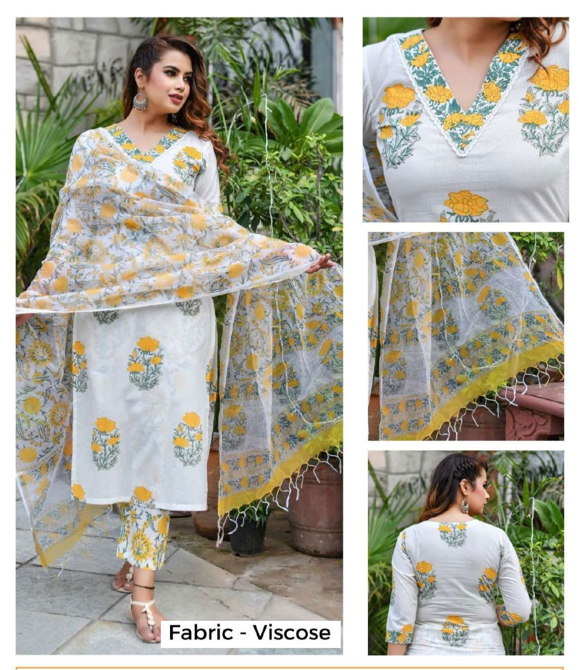 Av Daily Wear Best Kurti With Bottom Dupatta Wholesale Shop In Surat