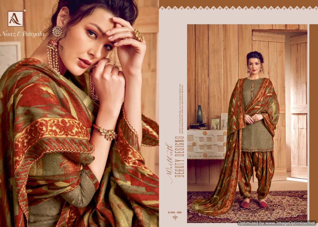 Alok Naaz E Patiala Latest Designer Printed Pure Pashmina Collection 