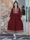 1073 Rayon Foil Print Bulk Kurti Orders in India