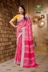 Art Lenen Vol 5 By Sanskar Fancy Soft Linen Sarees Exporters In India