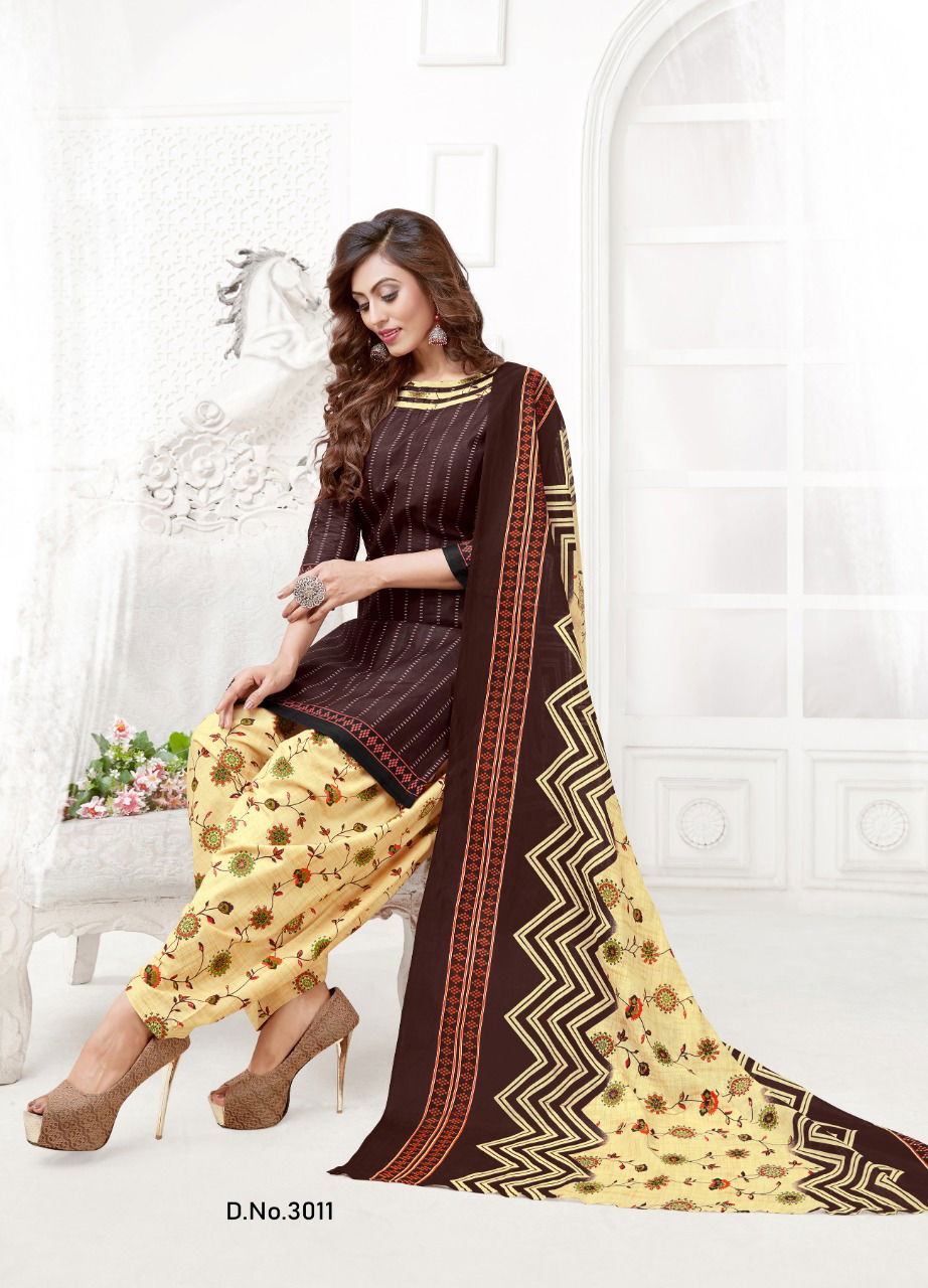 Sc Patiyala Special Vol 3 Casual Wear Pure Printed Cotton Dress Material Collection
