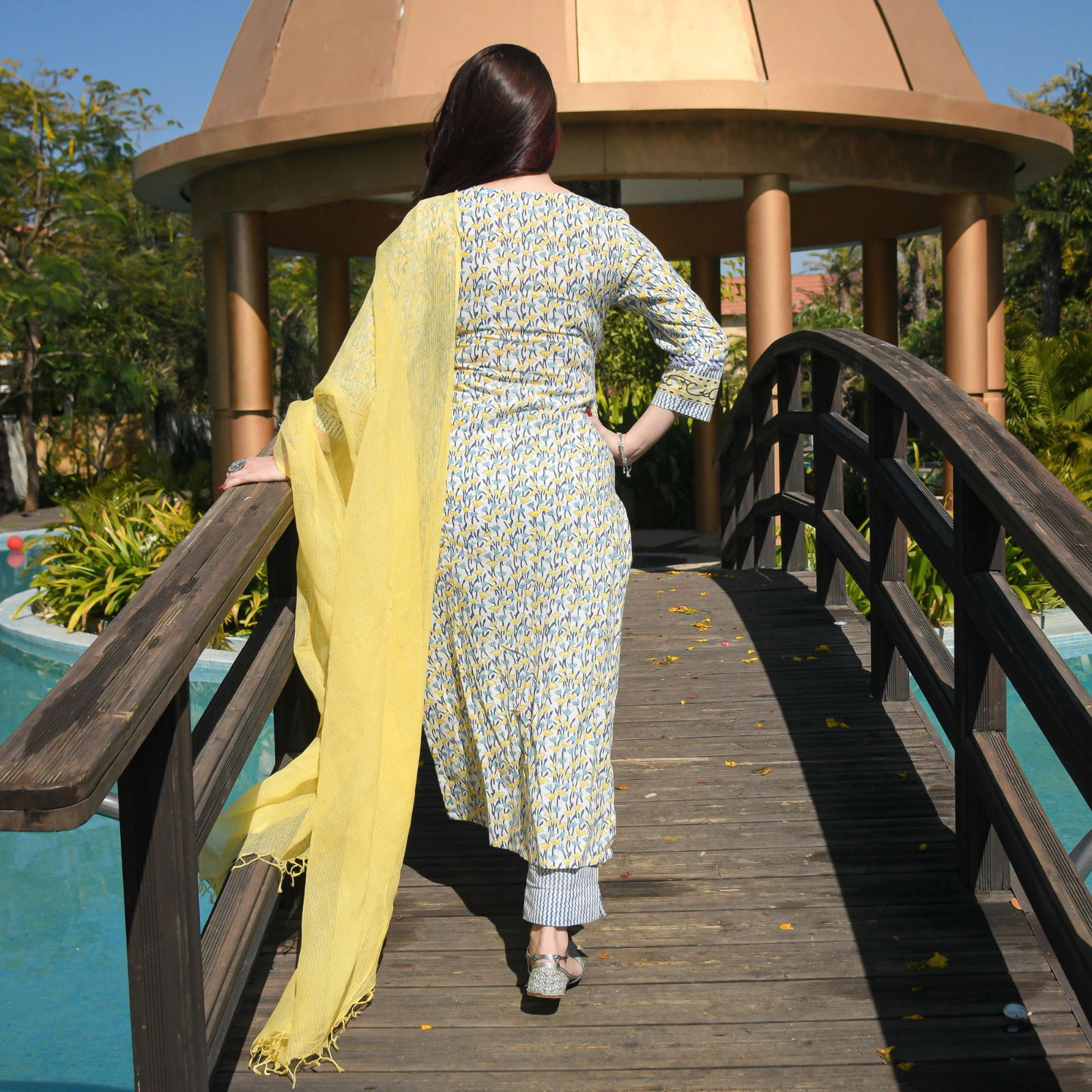 Royal White Viscose Kurti With Bottom Dupatta Catalog
