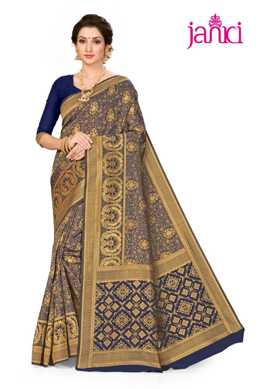 Janki Latest Designer Heavy Party Wear Wedding Silk Saree Collection 