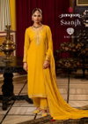 Saanjh By Rangoon Chinon With Fancy Work Suit Bulk Orders In India