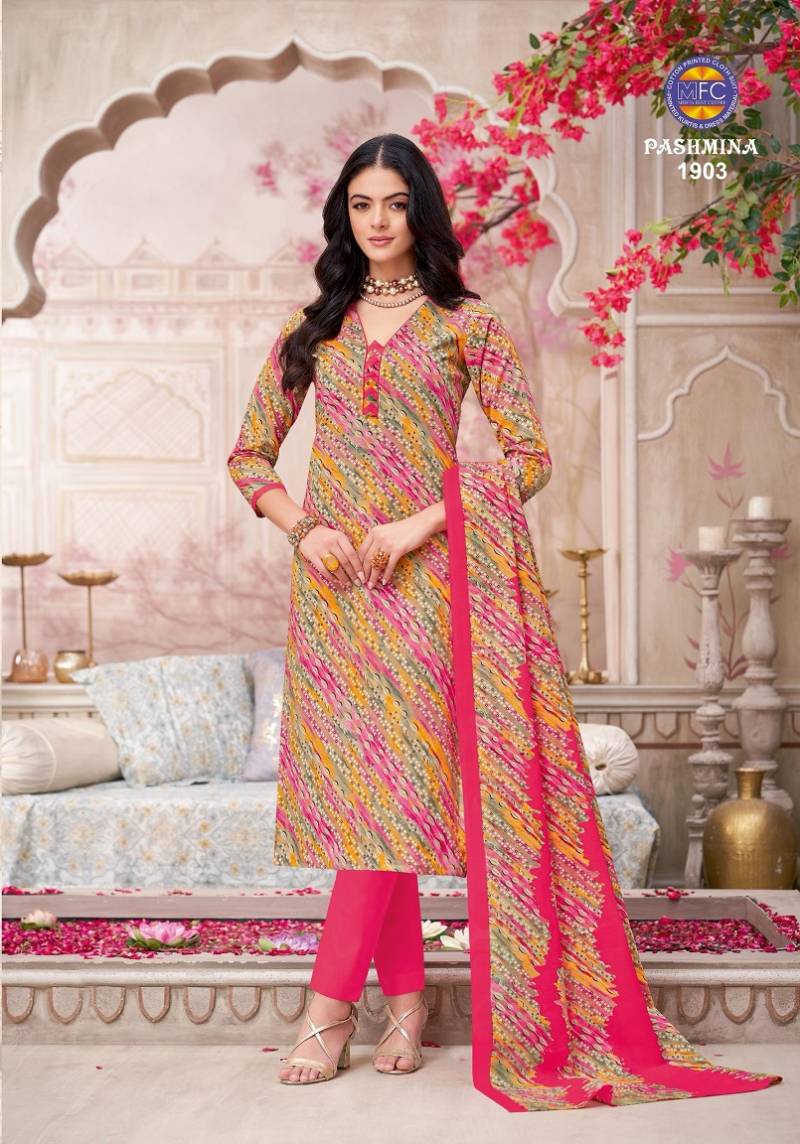 Pashmina Vol 19 By Mfc Printed Cotton Dress Material Orders In India