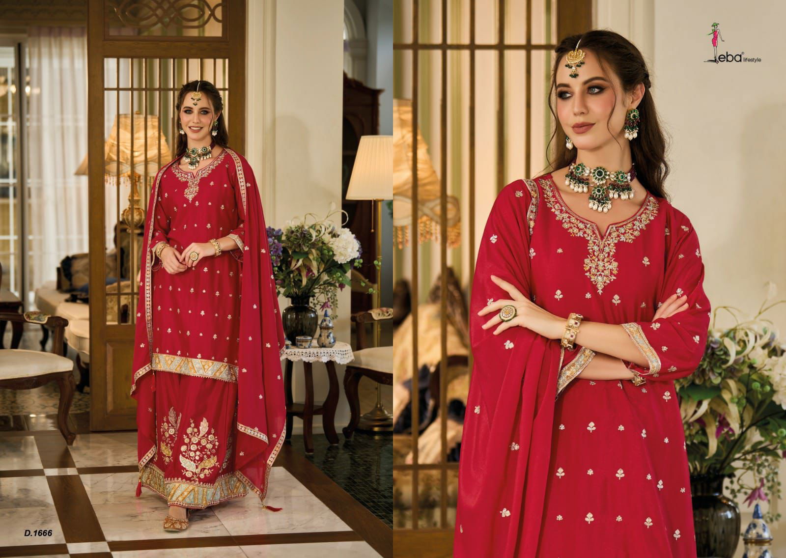 Ishqia By Eba 1665 To 1667 Surat Readymade Suit wholesale market
