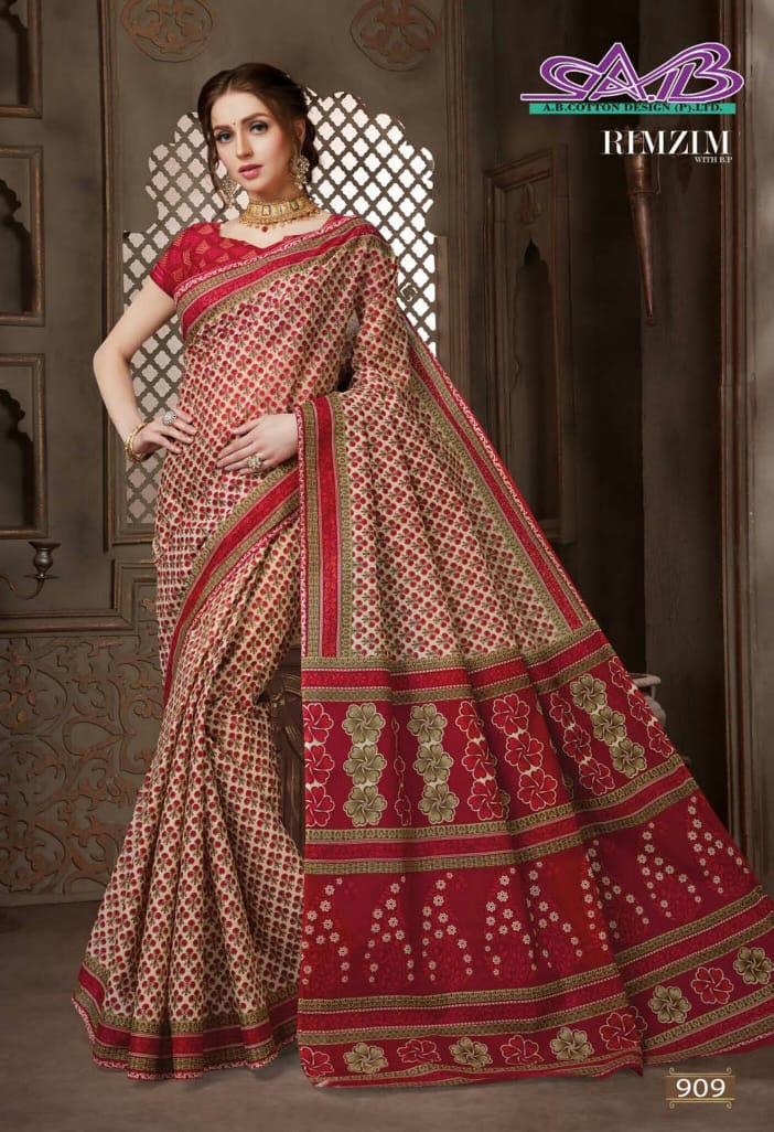 Ab Rim Zim Latest Regular Wear Cotton weaving Designer Printed Sarees Collection