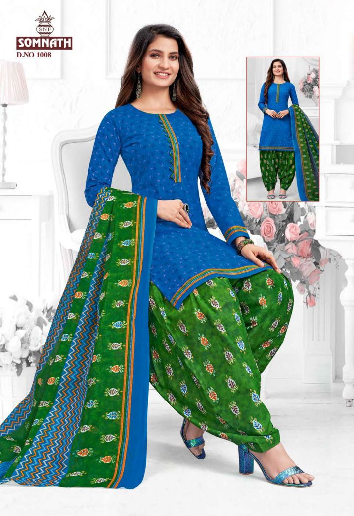Somnath Sangini 1 Regular Wear Cotton Printed Readymade Dress Collection
