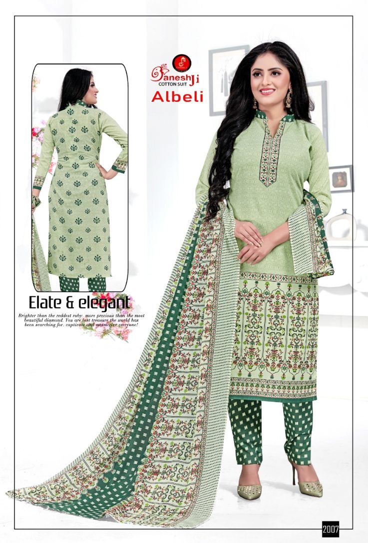 Ganeshji Albeli 2 New Latest Regular Wear Cotton Printed Dress Material Collection