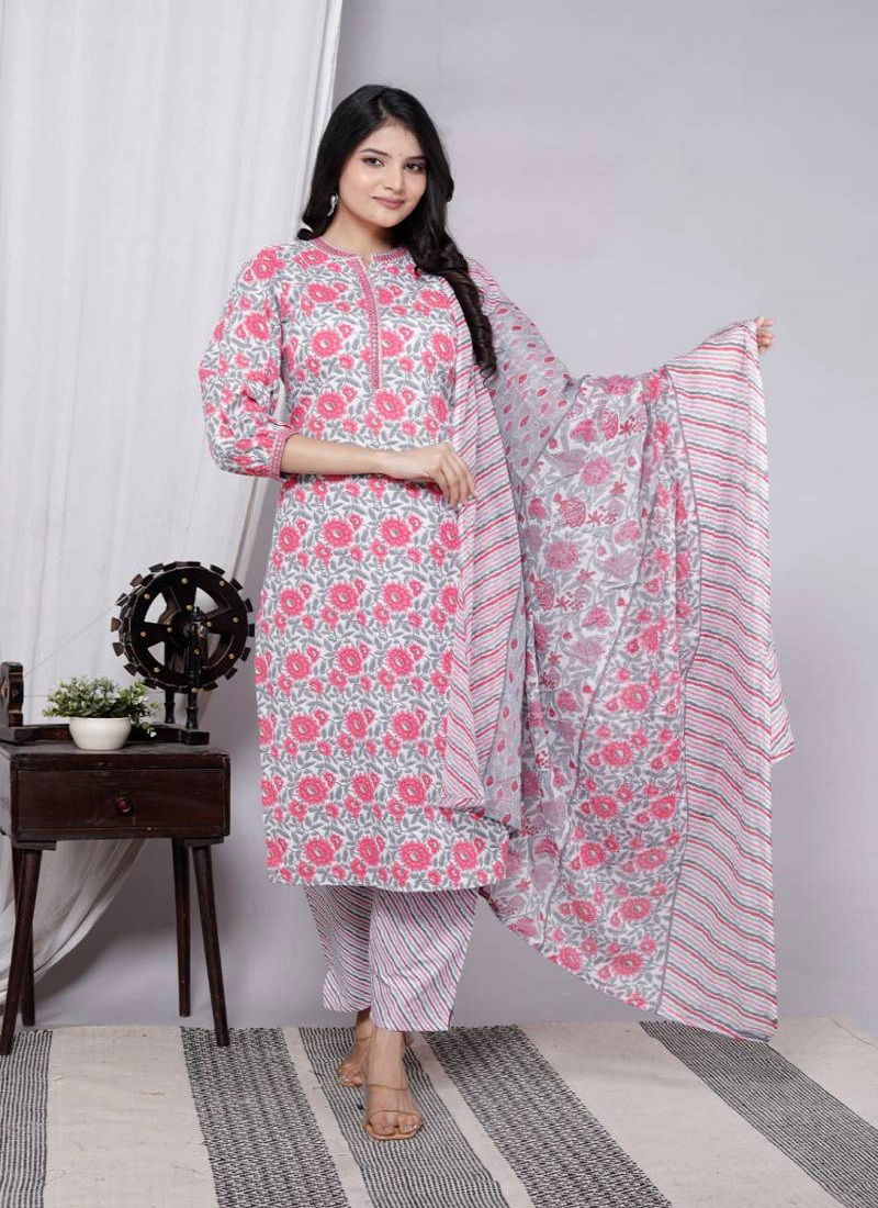 Kiara Kurti Vol 20 Cotton Kurti Bottom With Dupatta Suppliers In Mumbai
