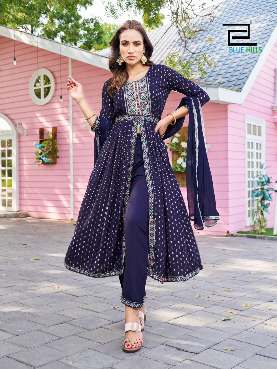 Fashion Reel By Bluehills Kurti With Bottom Catalog 