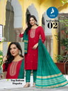 Natasha By Kaya Roman Silk Kurti With Bottom Dupatta Orders In India