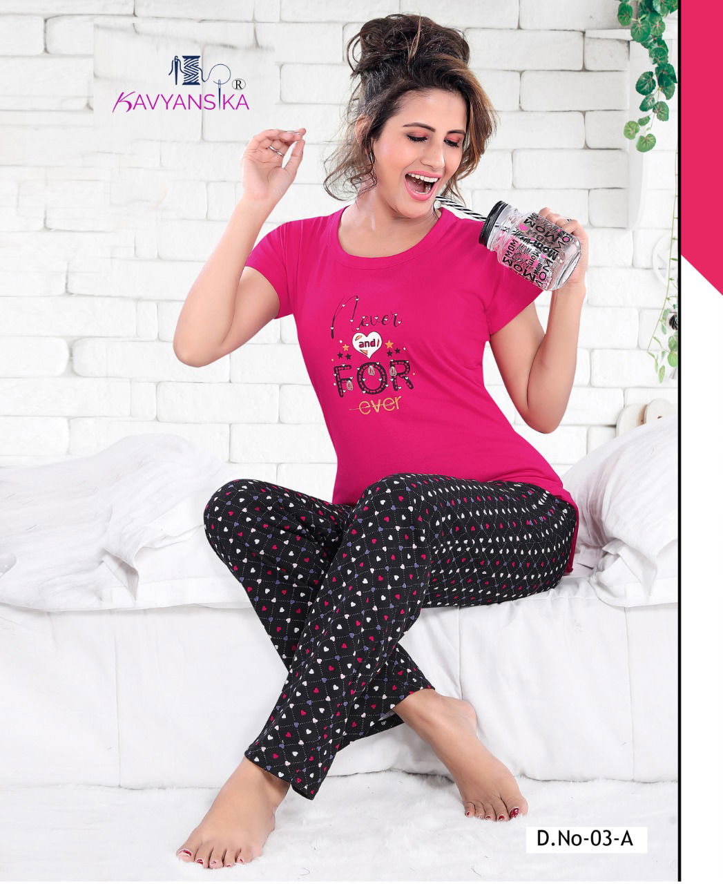 KAVYANSIKA KAVYANSIKA VOL-3 Latest Exclusive Comfortable Hosiery With Super Fine Stitching Night Suits Collection
