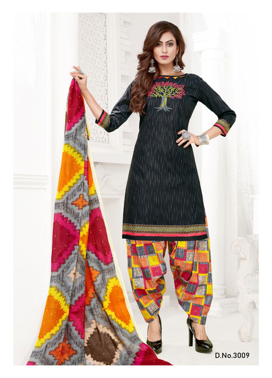 Sc Patiyala Special Vol 3 Casual Wear Pure Printed Cotton Dress Material Collection
