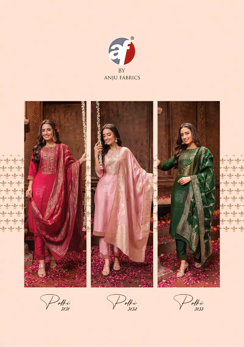 Palki Vol 3 Viscose Designer Readymade Suits Catalog
