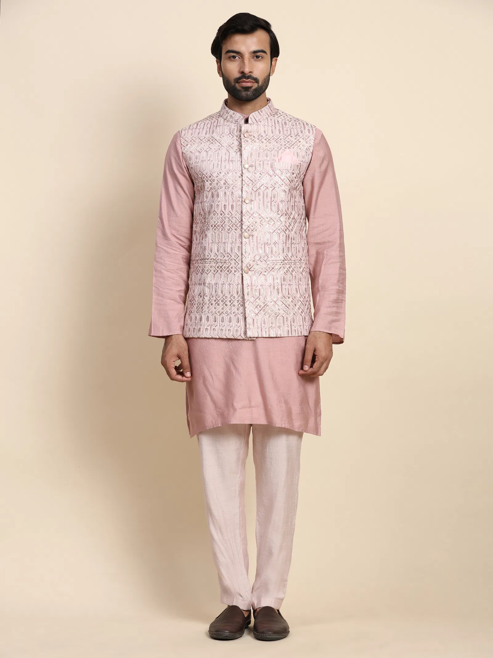 Rw Viscose Rayon Kurta Pajama With Mens Modi Jacket Wholesale Suppliers In Mumbai