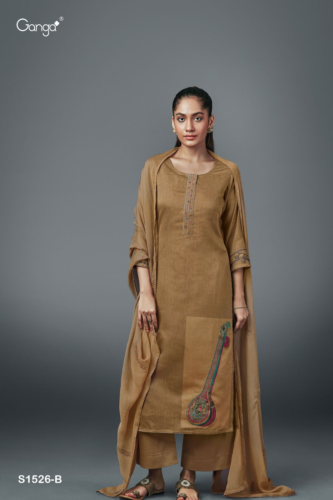 Neera 1526 By Ganga Silk Salwar kameez Catalog