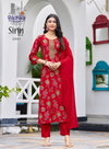 Sirin Vol 2 By Radhika Vertican Foil Printed Kurti With Bottom Dupatta Orders In India
