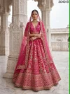 Pink Colour Gadhwal Silk Premium Bridal Lehenga Choli 3040 B