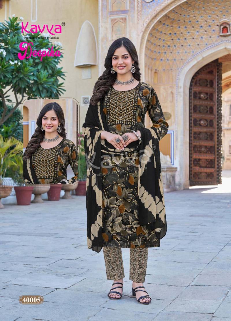 Deepika Vol 40 By Kavya Straight Kurti With Bottom Dupatta Orders In India
