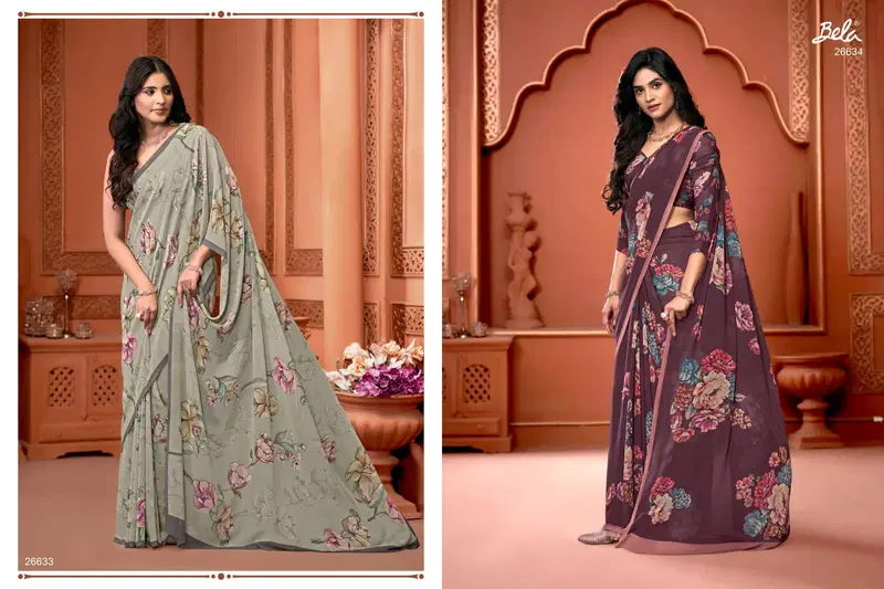 Rosemary Vol 27 By Bela Weightless Sarees Wholesale Suppliers In Mumbai
