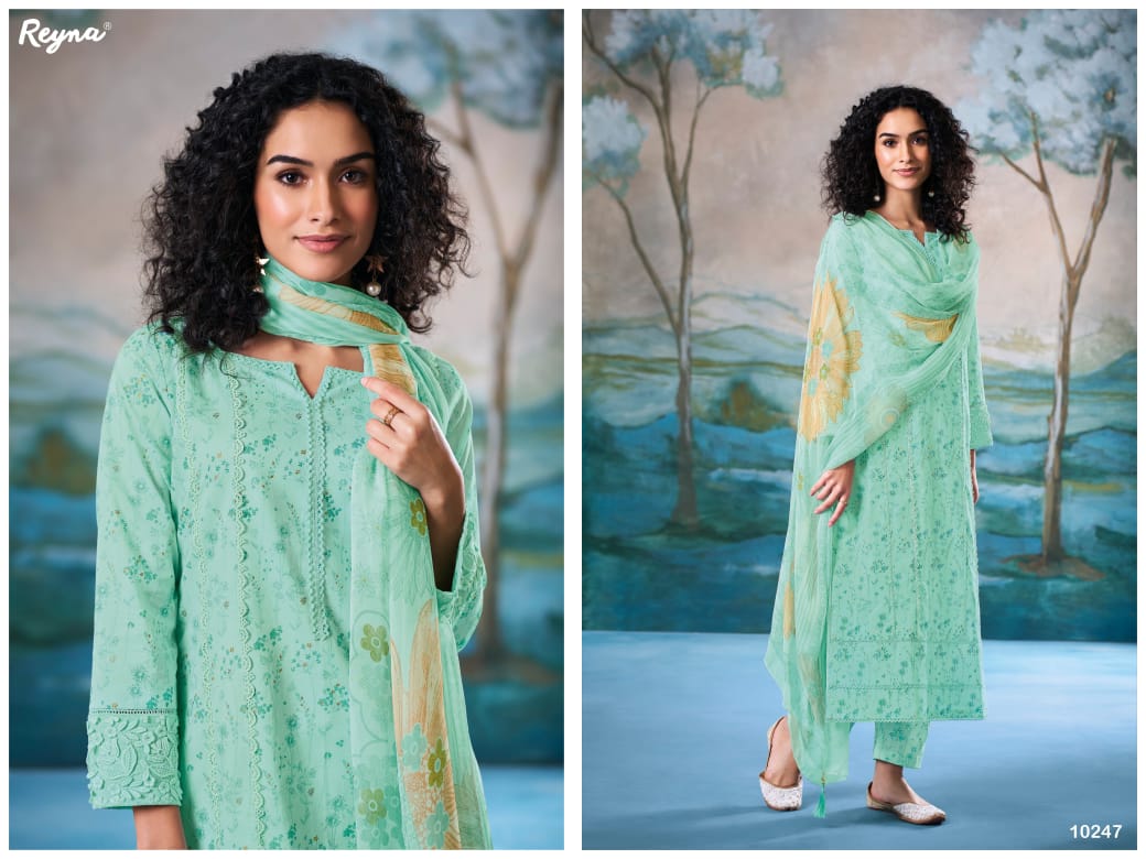 Kirti By Reyna Cotton Block Printed Dress Material Wholesalers In Delhi