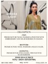 Dreaka 5438 By Ganga Wool Pashmina Dress Materials