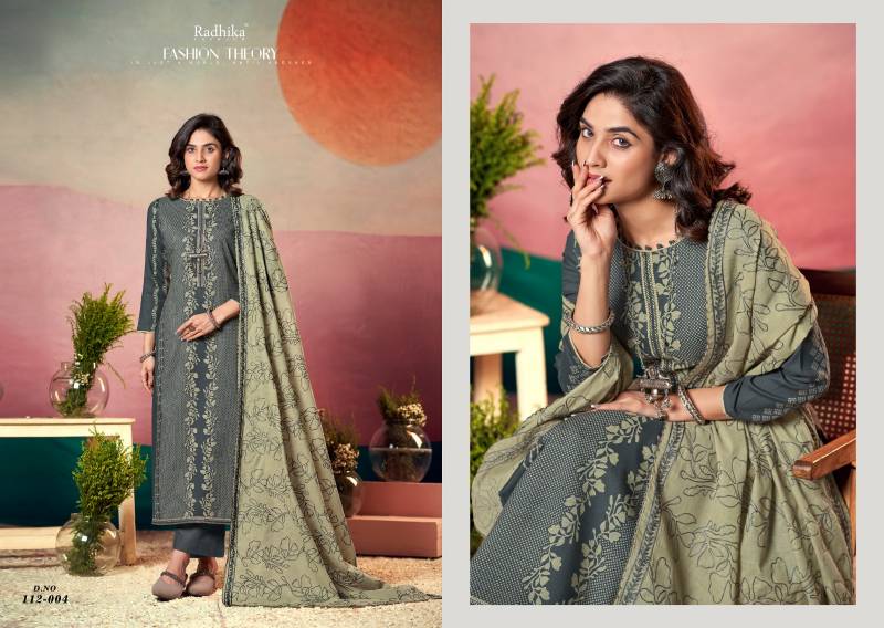 Azara Black Berry Vol 17 By Radhika Blossom Cotton Dress Material Wholesale In India