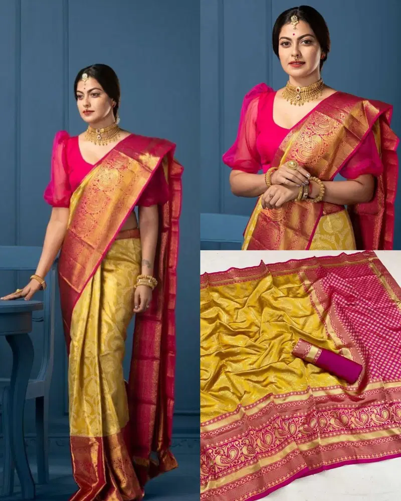 KT 68 Banarasi Soft Silk Wholesale Wedding Wear Saree Suppliers In Mumbai