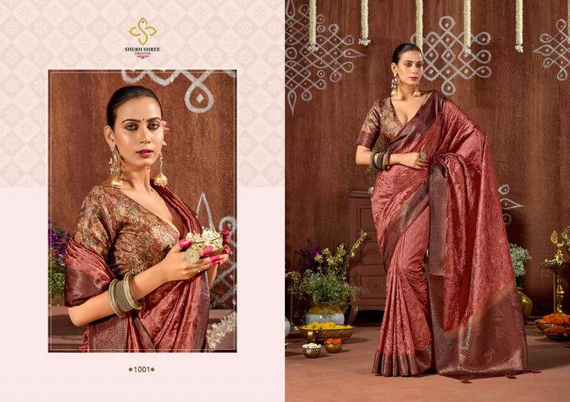 Saarika By Shubh Shree Tusser Silk With Weaving Saree Exporters In India