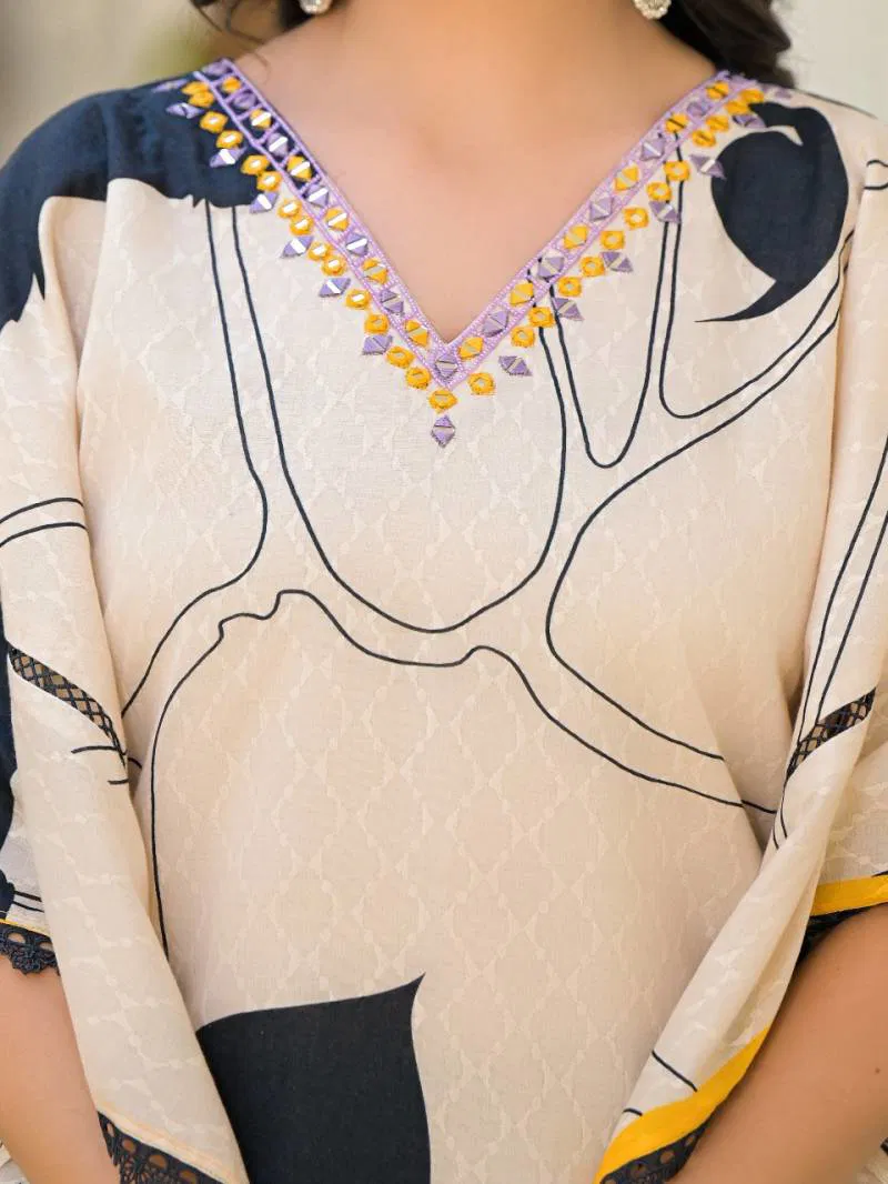 Tanyaa P 378 Cotton Fancy Kaftan With Bottom Wholesale In Delhi 
