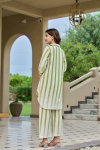 Naisha K 264 Stylish Stipe Pattern Cotton Cord Sets Online Wholesale