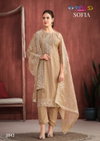 Sofia By Vipul Embroidered Organza Salwar Kameez Wholesale Market In Surat Wit Price
