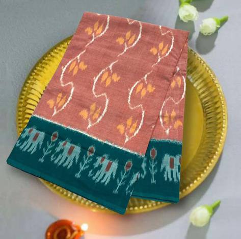 Mg 206 Plain Linen Digital Print Non Catalog Saree 