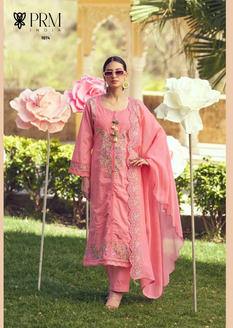 Eden Rose By Prm Cotton Embroidered Salwar Kameez Wholesale Suppliers In India