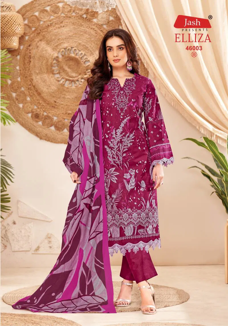 Elliza Vol 46 By Jash Cotton Printed Dress Material Wholesale Price In Surat
