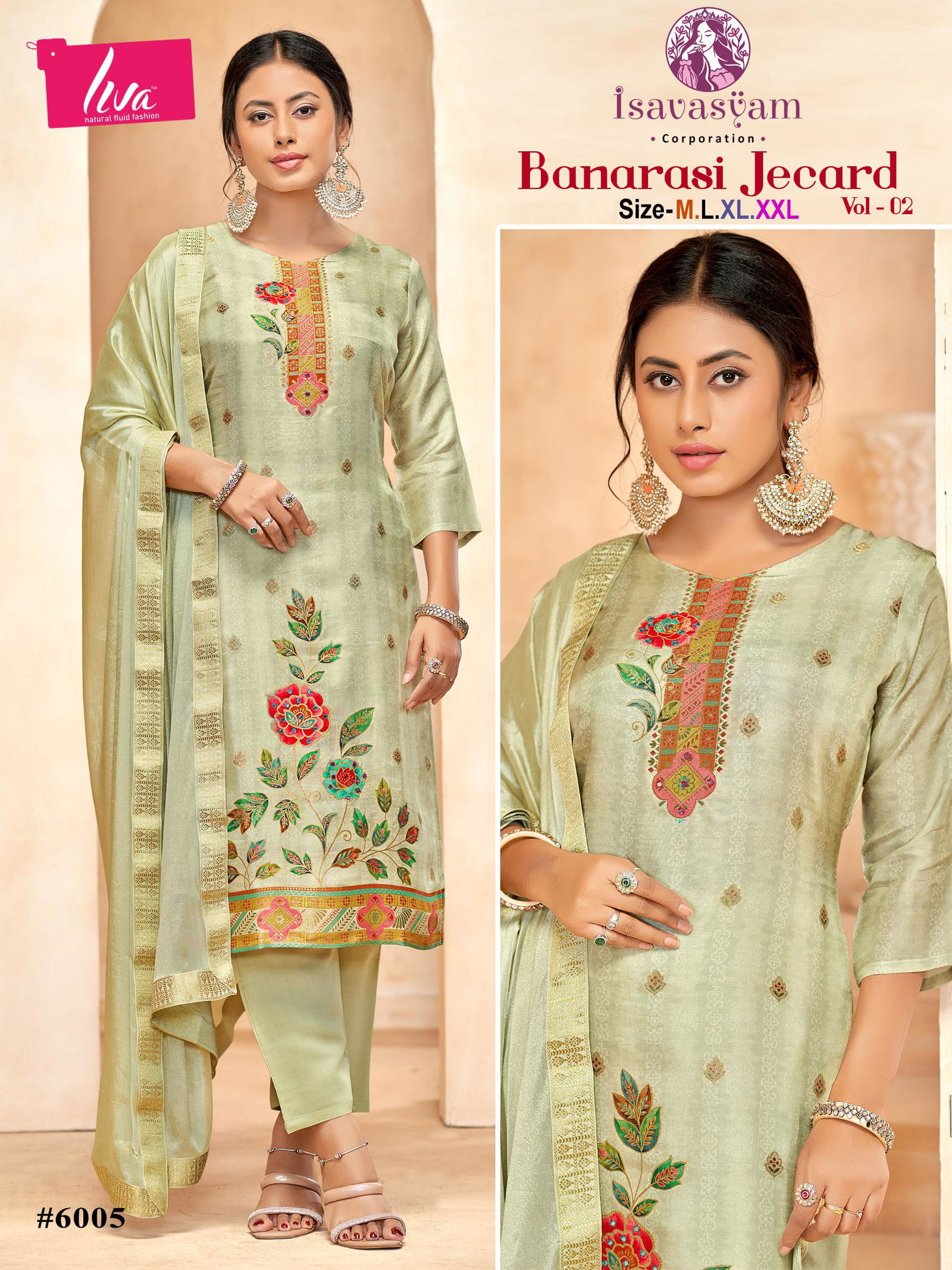 Banarasi Jecard Vol 2 By Isavasyam Designer Readymade Suits Orders In India