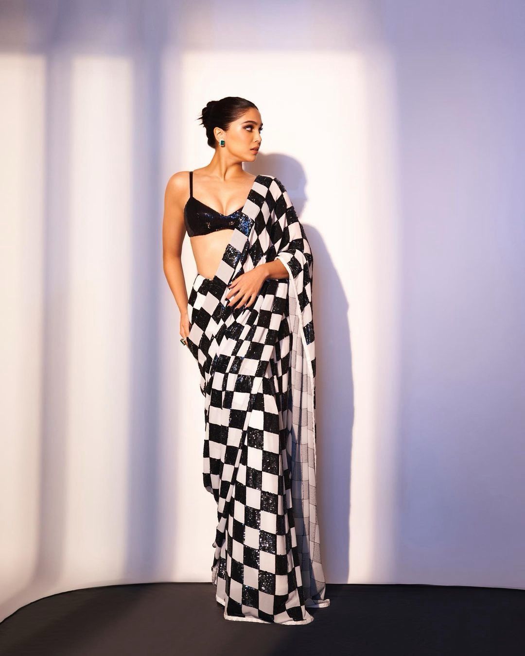 5306 Party Wear Faux Georgette Sarees Catalog