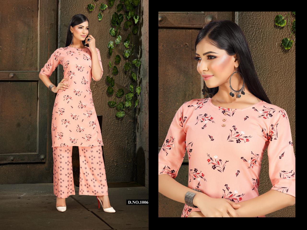 Ft Bandhni Vol 2 Latest Daily Wear Heavy Rayon Kurti With Plazzo Collection