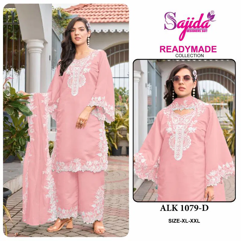 Sajida 1079 A To D Readymade Pakistani Salwar Kameez Suppliers In India