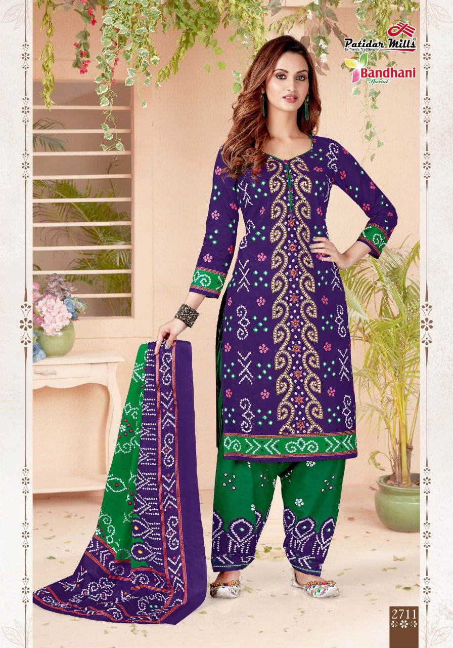 Patidar Bandhani Special Vol 27 Latest Exclusive Designer Pure Cotton Printed Dress Material Collection With Cotton Dupatta 